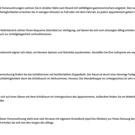 Neptun - Duenenstr 2, App 3 Lejlighed